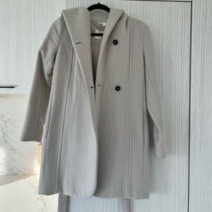 Babaton Cream Wool Coat Size XXS